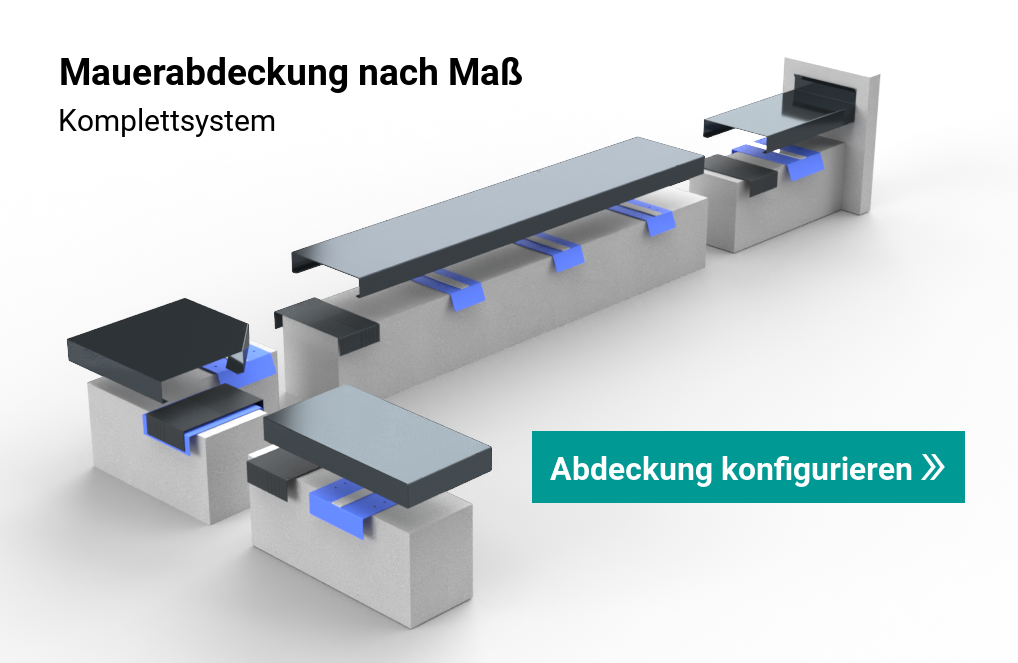 Mauerabdeckung nach Maß 