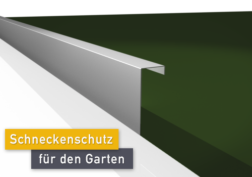 Schneckenbleche für den Garten