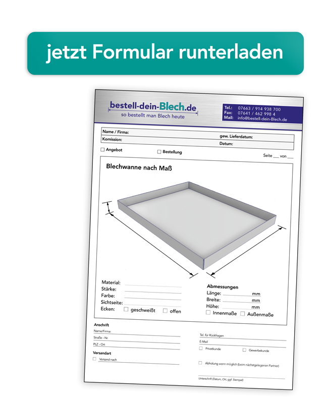 Jetzt Formular für Wannenprofil herunterladen