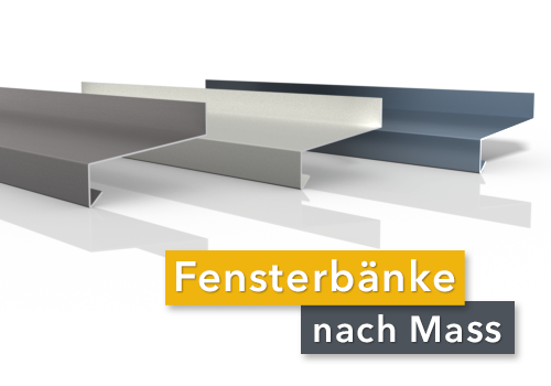 Fensterbank nach Mass - Bestell dein Blech Schweiz